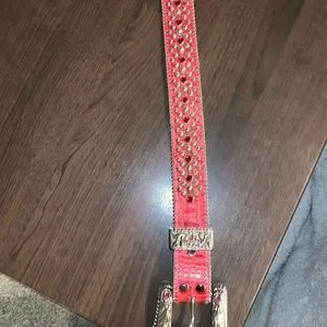 B.B. Simon | Accessories | Red Bc Simon Belt The Trojan  display picture 2
